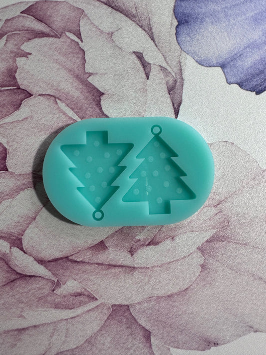 Christmas Little Debbie Tree Brownie Earrings Mold