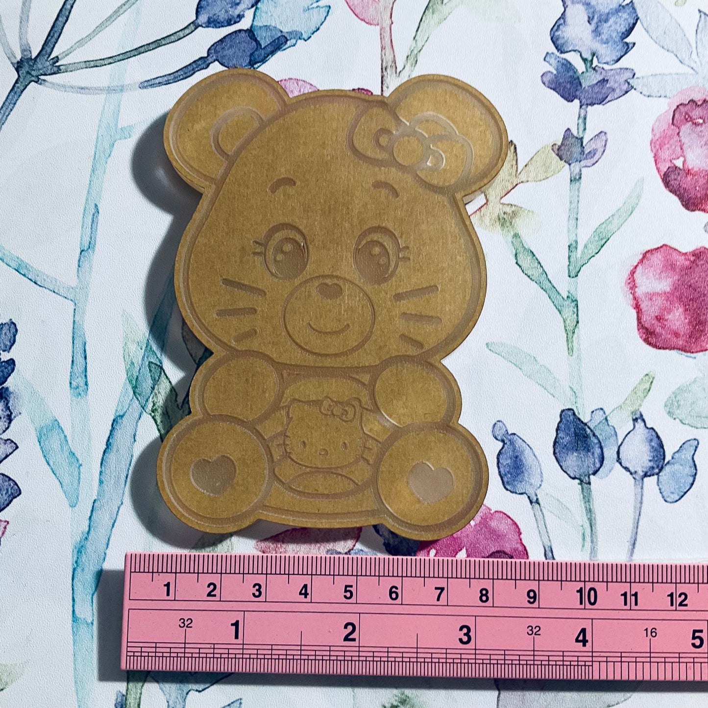 Bear in Kitty Costume Trinket Tray Mold