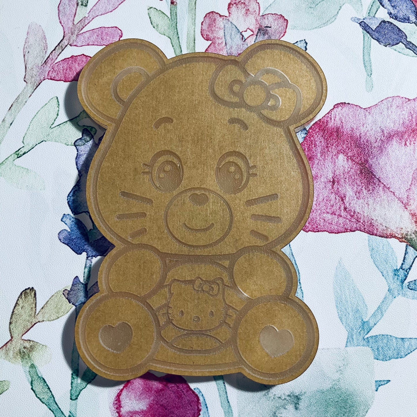 Bear in Kitty Costume Trinket Tray Mold