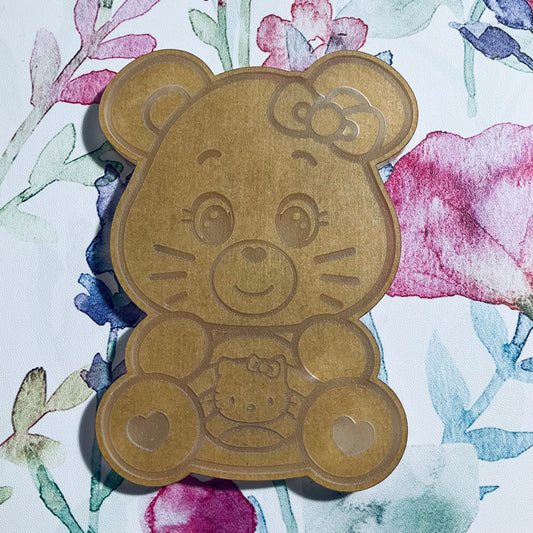 Bear in Kitty Costume Trinket Tray Mold