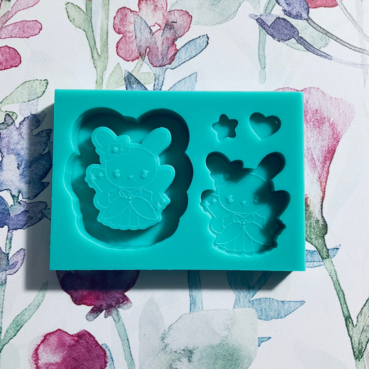 Fairy Bunny Resin Charm Mold