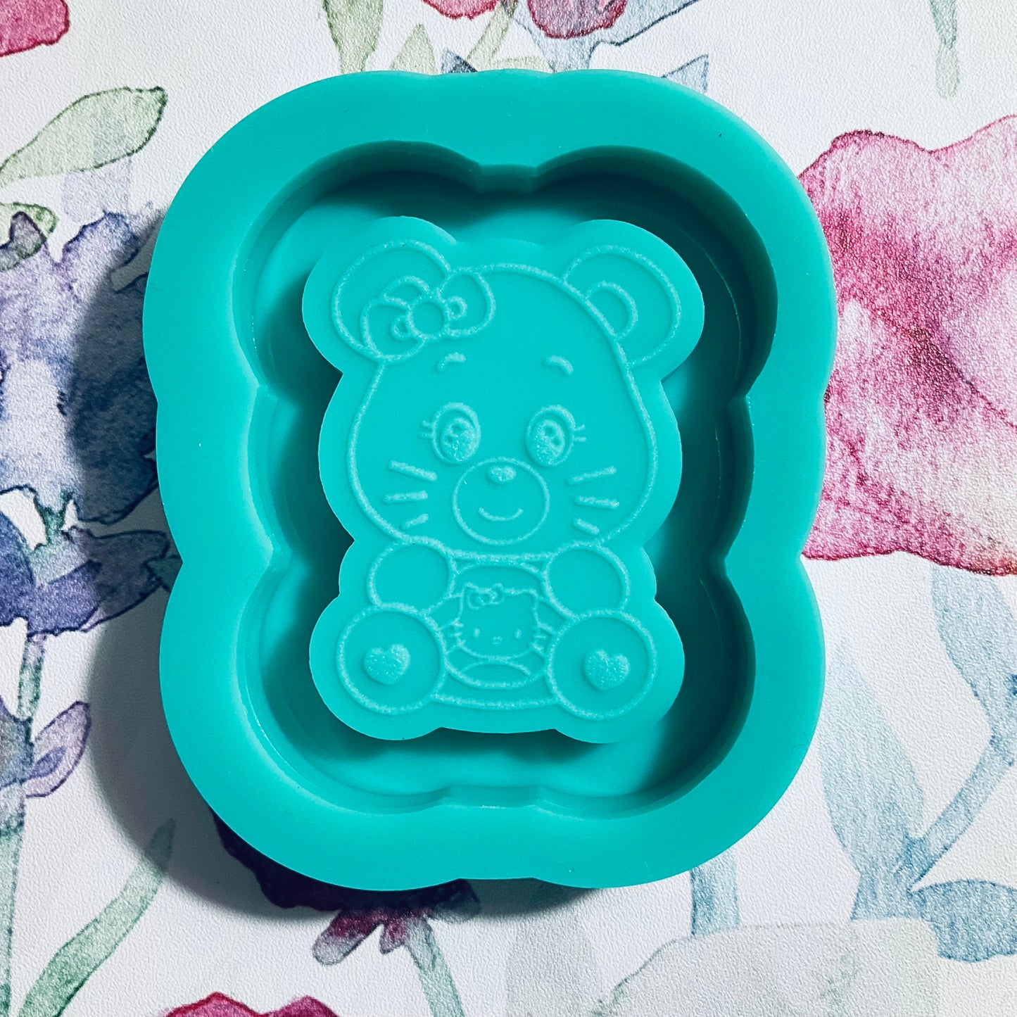 Bear in Kitty Costume Mold