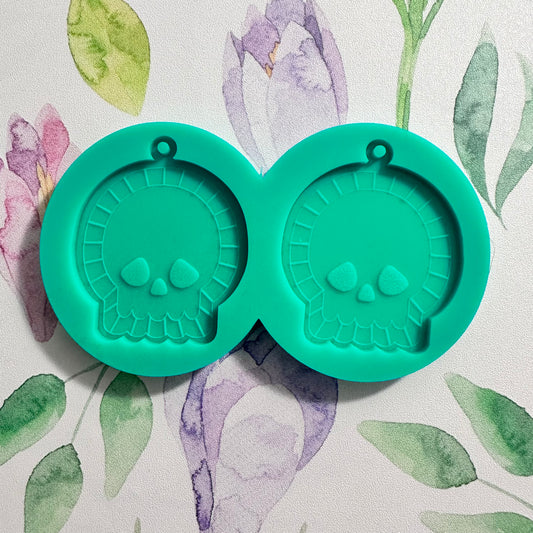 Skull Swimming Pool Earring Mold