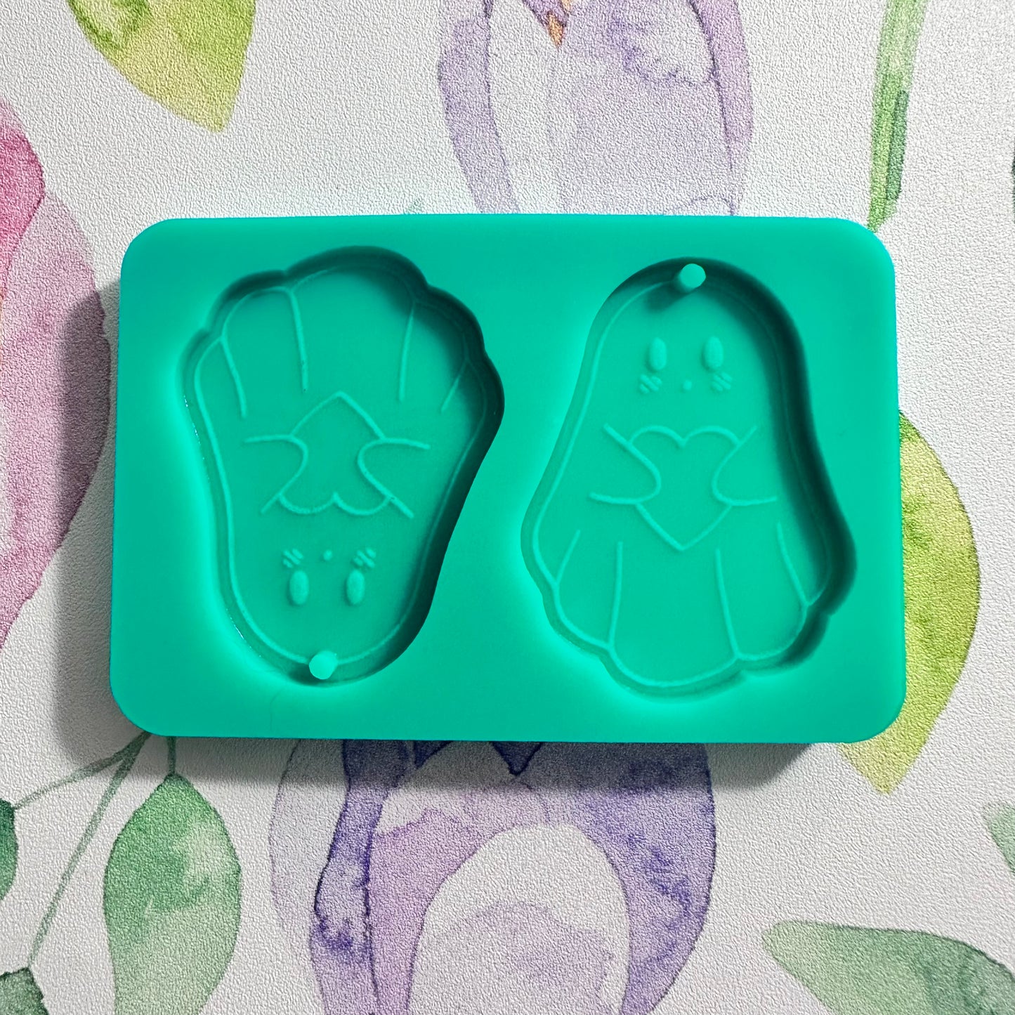 Cute Ghost Earrings Mold