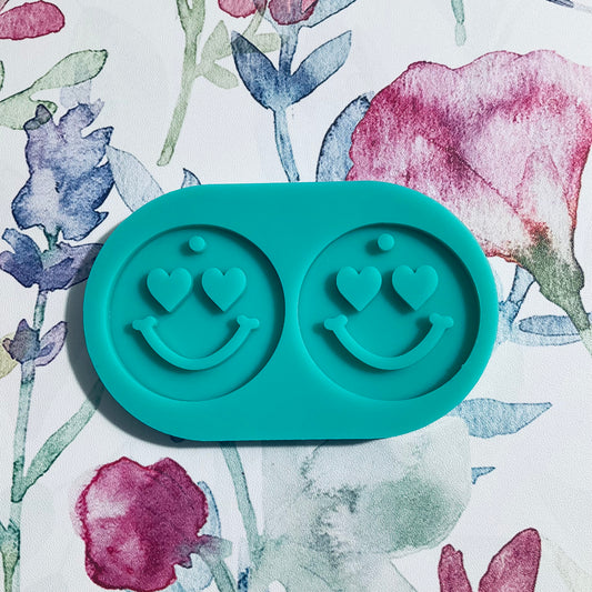 Smiley Face Earrings Mold