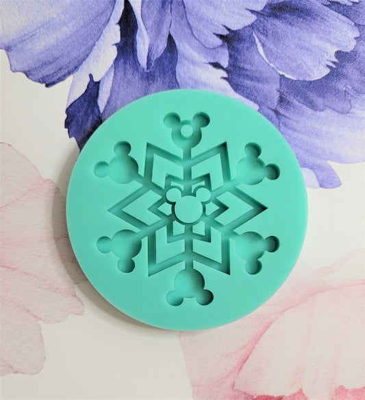 Mouse snowflake Ornament mold