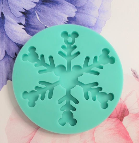 Mouse Snowflake Ornament Mold