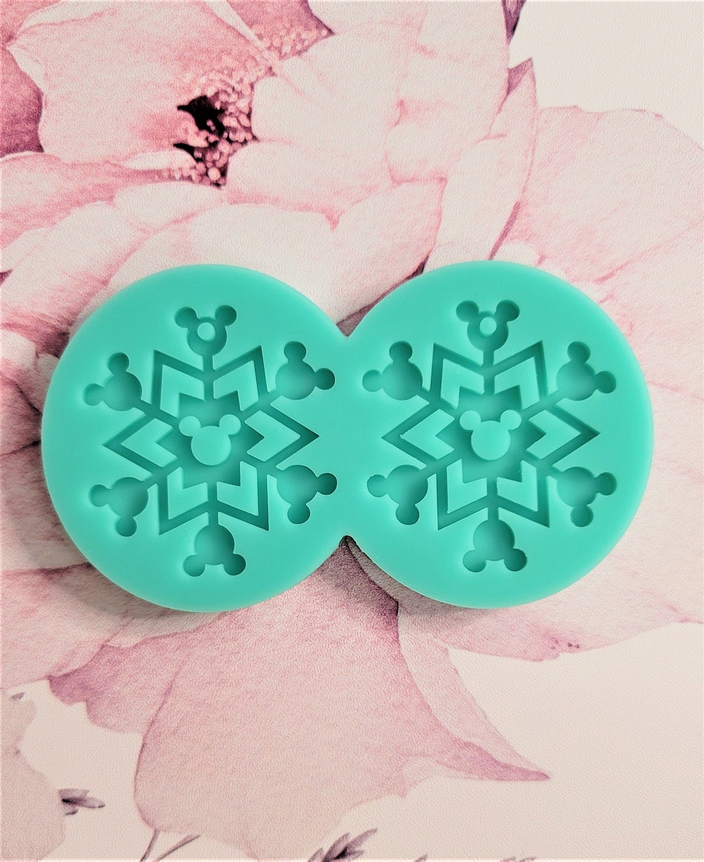 Mouse Snowflake Earrings mold