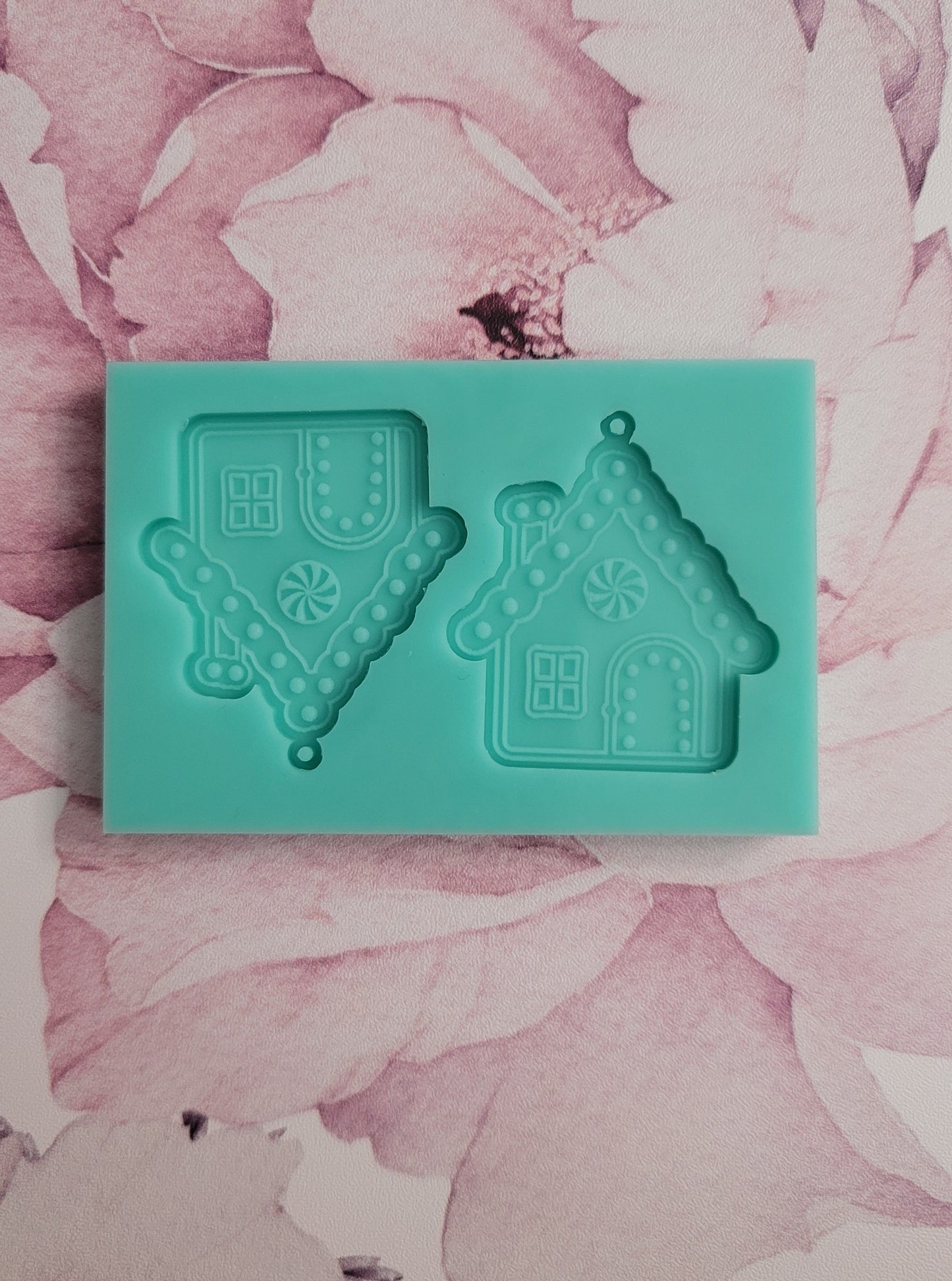 Gingerbread house Earring Mold