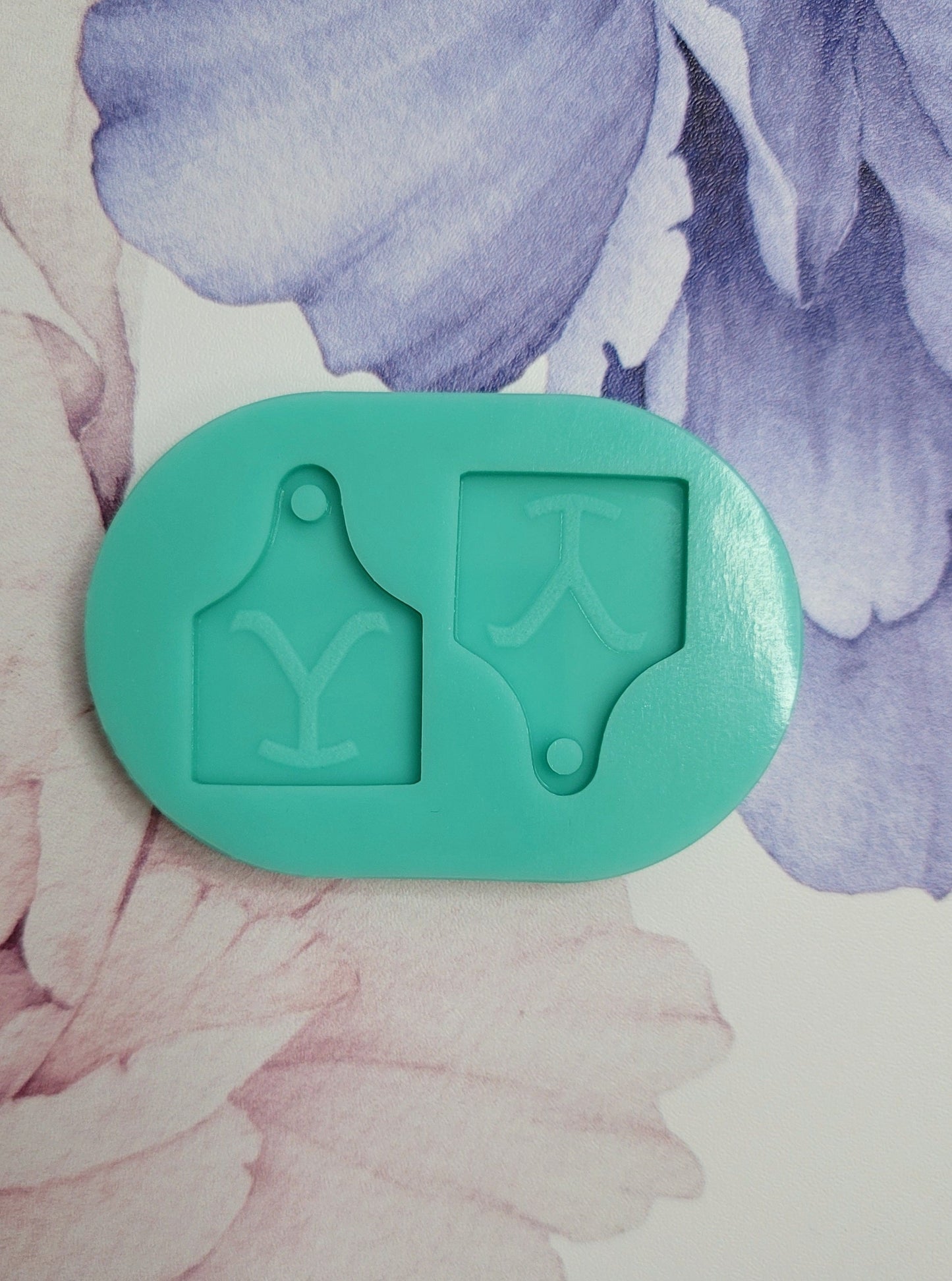 Y Cow Tag Earring Mold