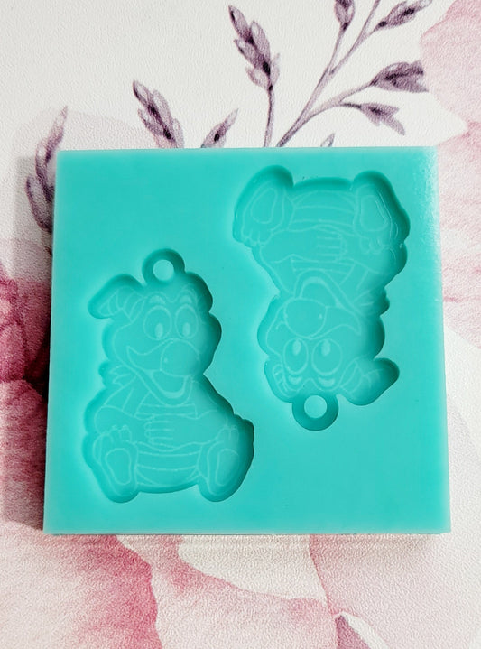 Figment Popcorn Bucket Earring Mold