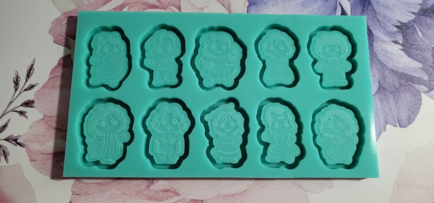 Encanto Chibi Set Mold