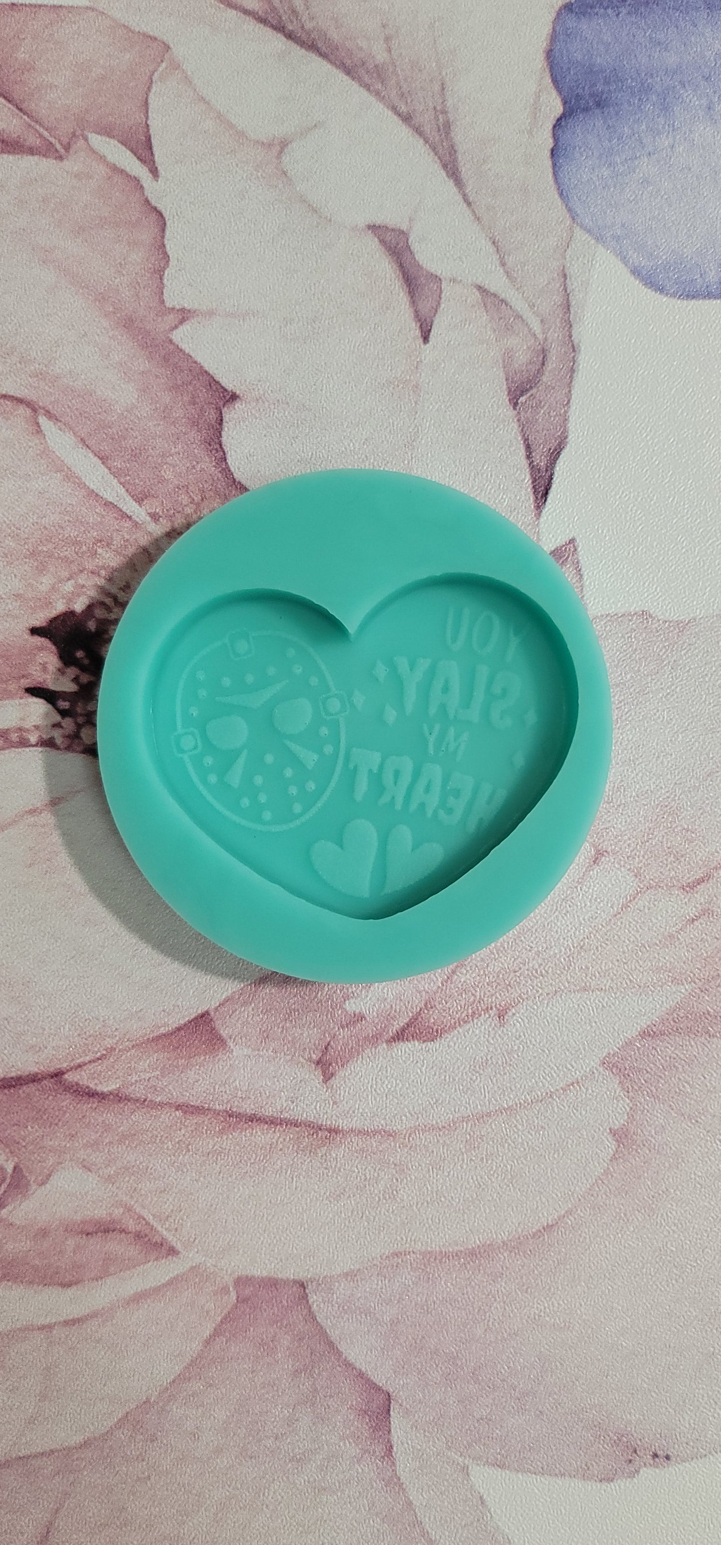 Kawaii Cute Jason heart keychain mold