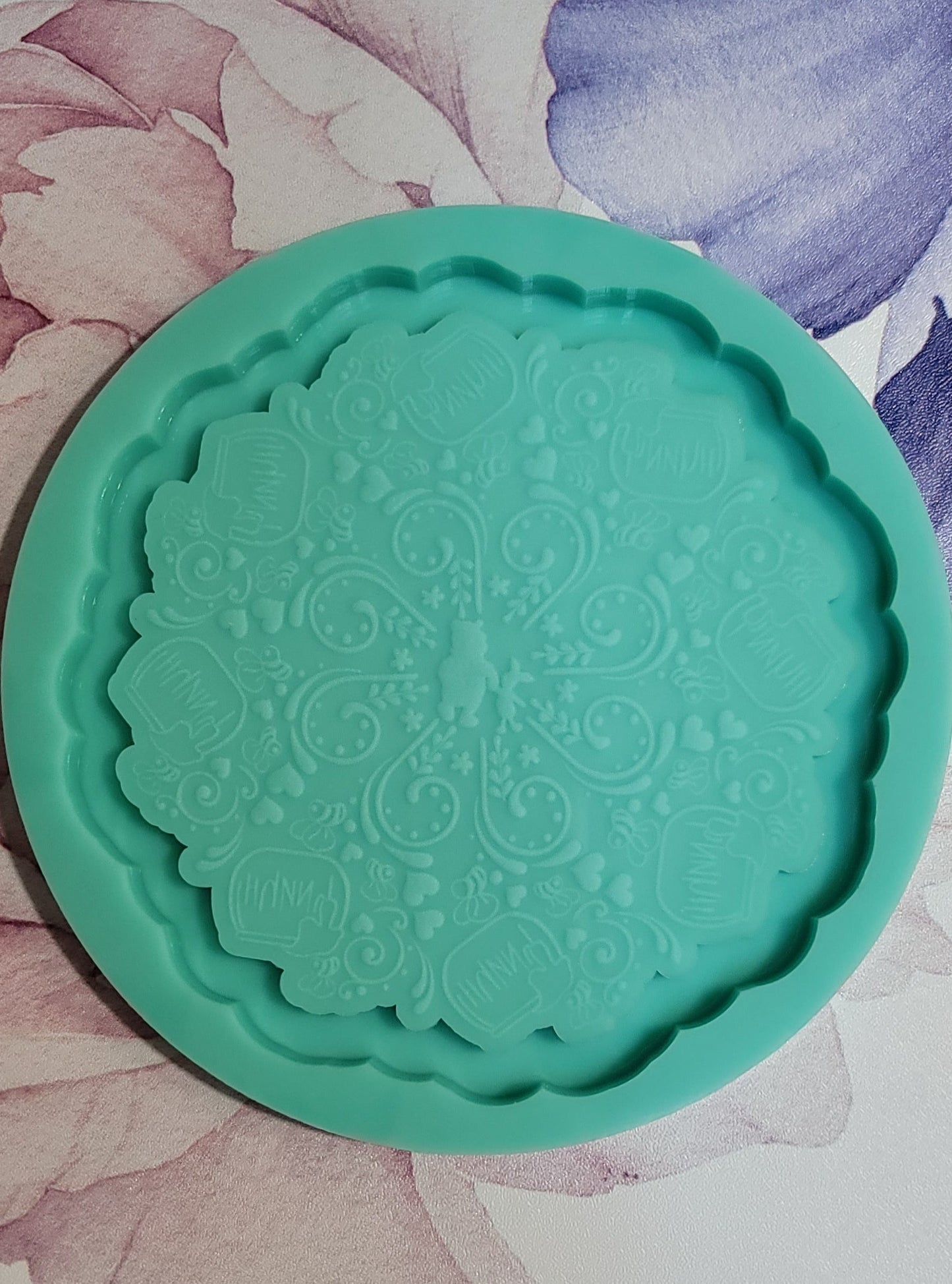 Pooh Mandala Trinket Tray Mold