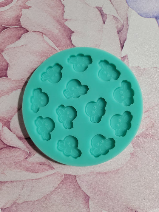 Happy/Angry Octopus Bits Mold