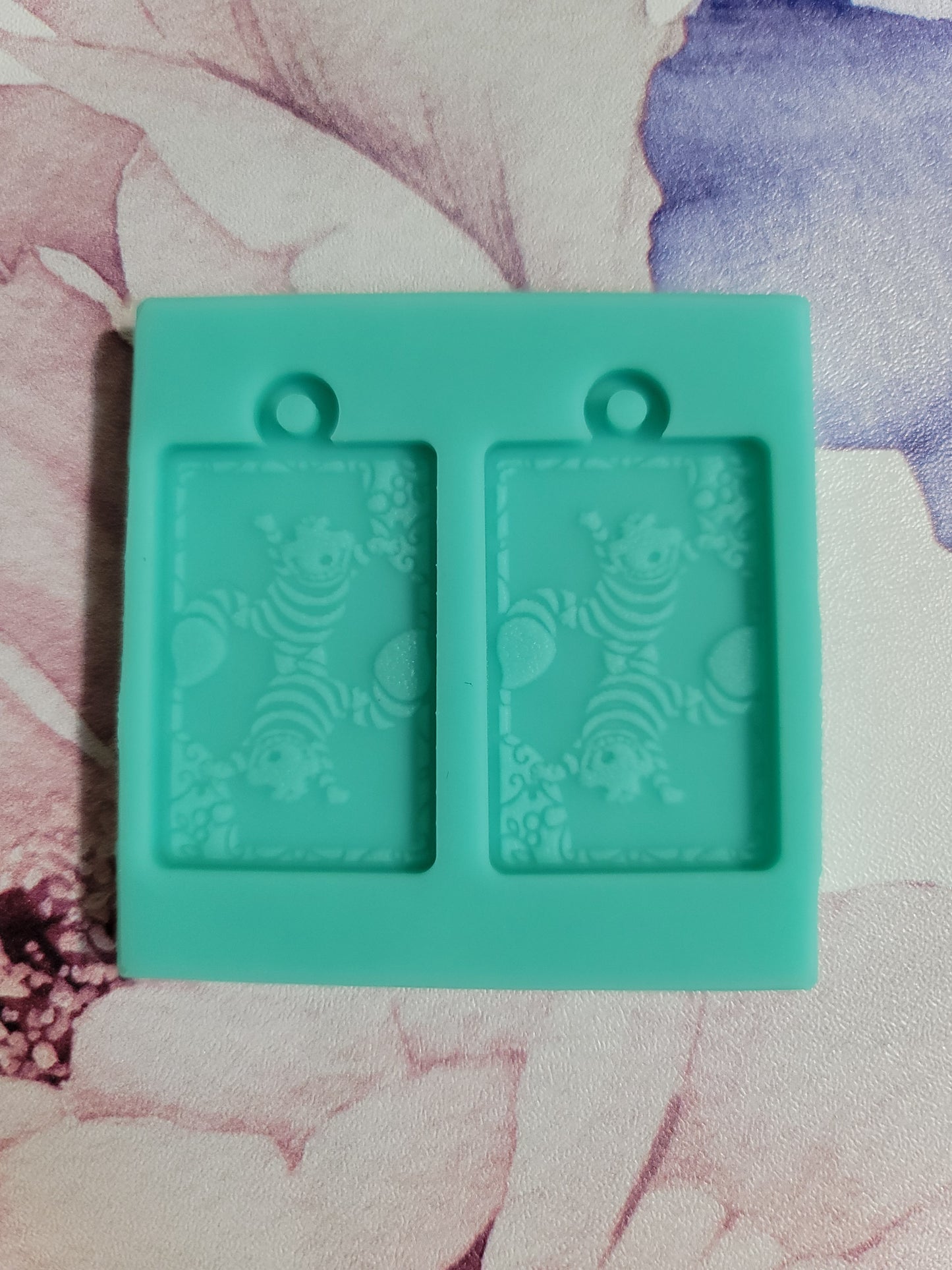 Magic Cat Card Earrings Mold