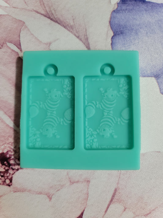 Magic Cat Card Earrings Mold