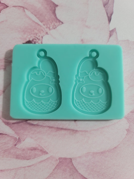 Bunny Squish Earring Mold