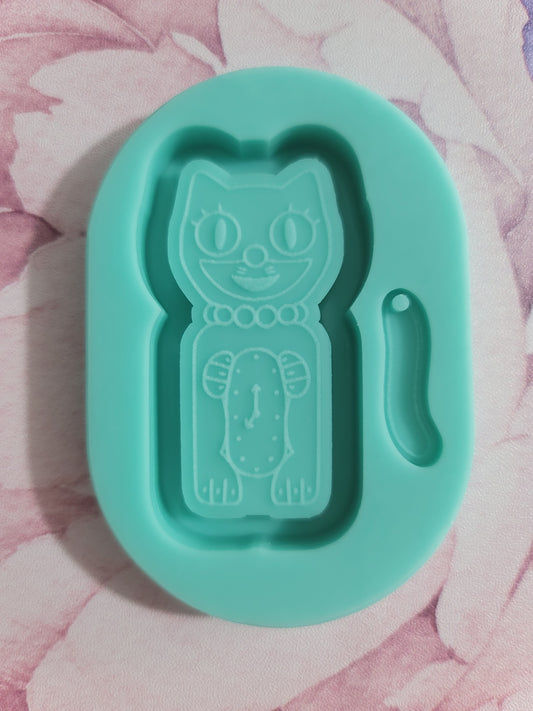 Mrs Kit Cat Clock Shaker Mold