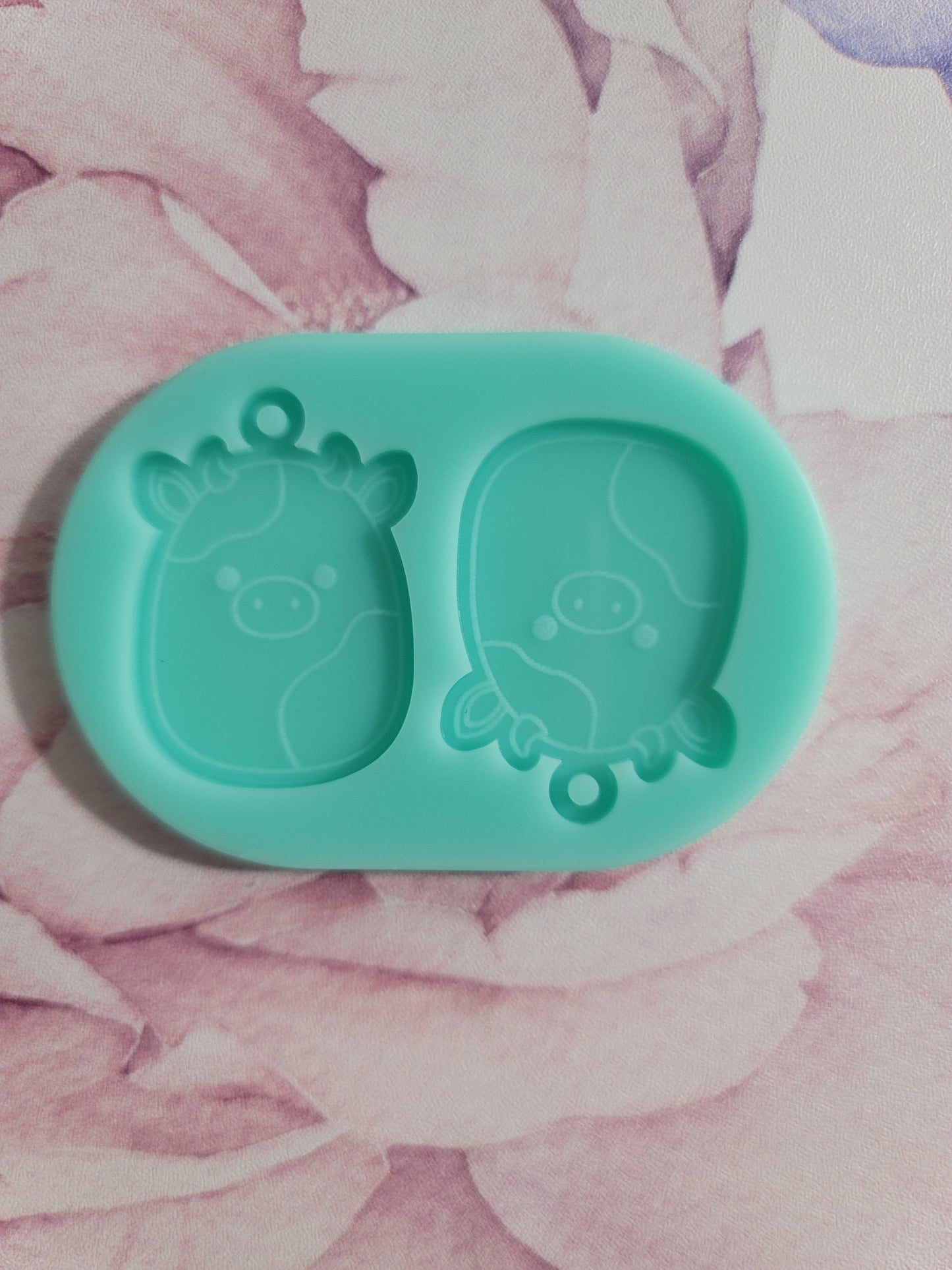 Cow Squish Earring Mold