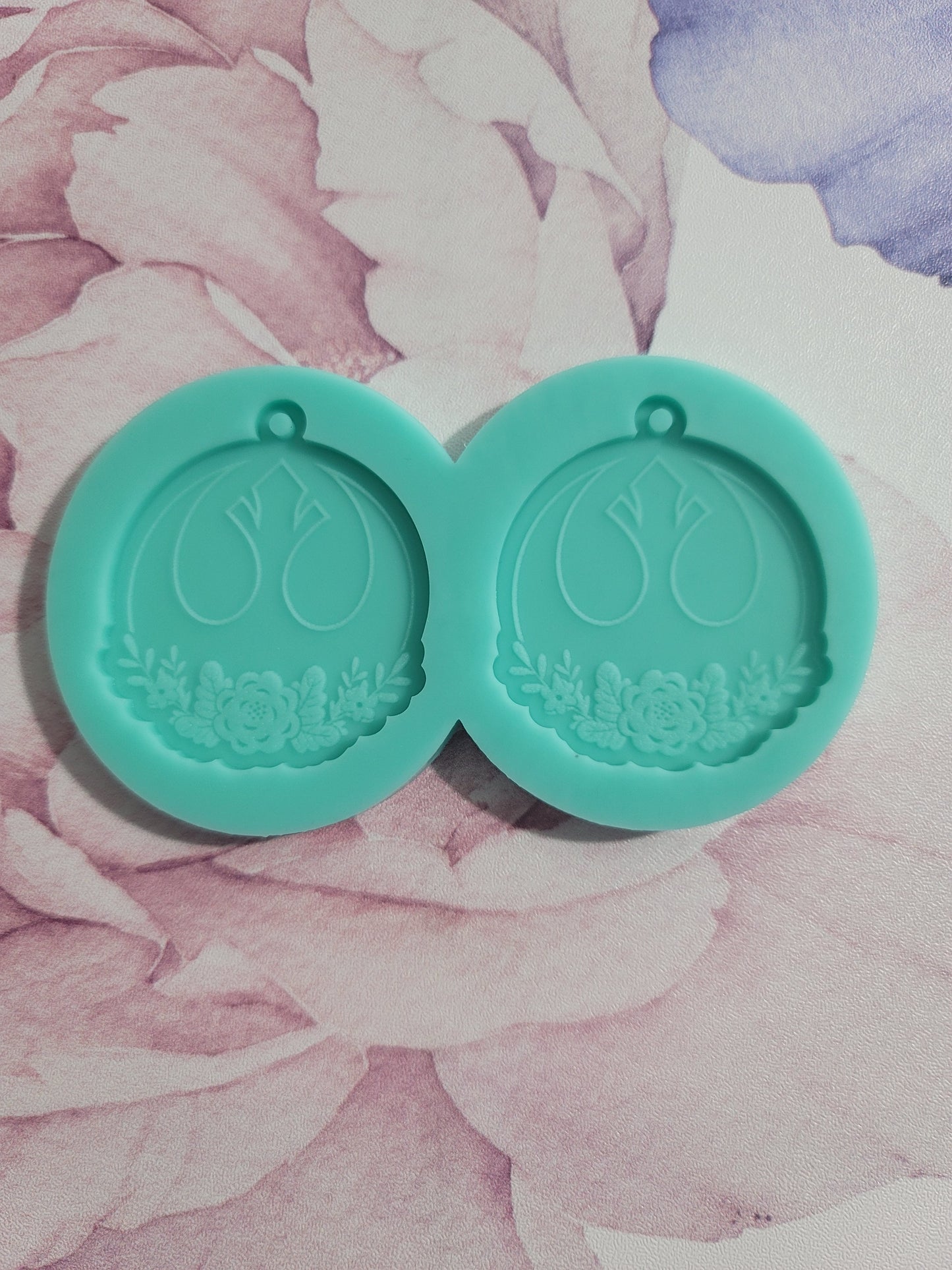 Floral Rebel Earrings Mold