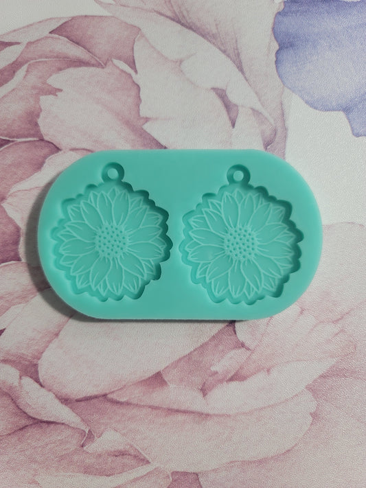 Sunflower Earrings Mold