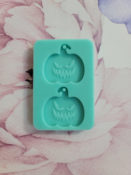 Scary Pumpkin Earrings Mold