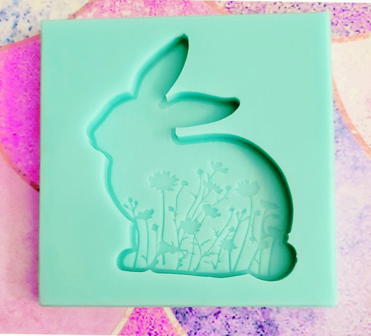 Floral bunny mold