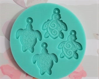 Turtle Earrings Mold