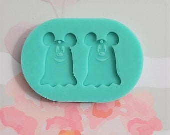 Mouse ghost earrings mold