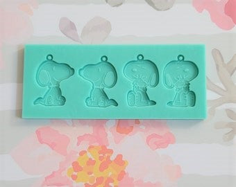 Snoopy earrings mold