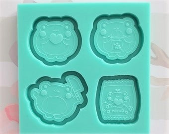 Kawaii frog mold