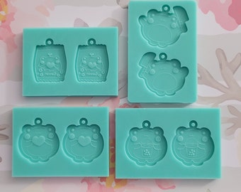 Frog Earrings mold