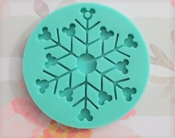 Mouse Snowflake Ornament Mold