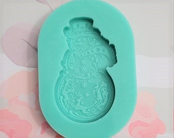 Whimsical Snowman Christmas Mold