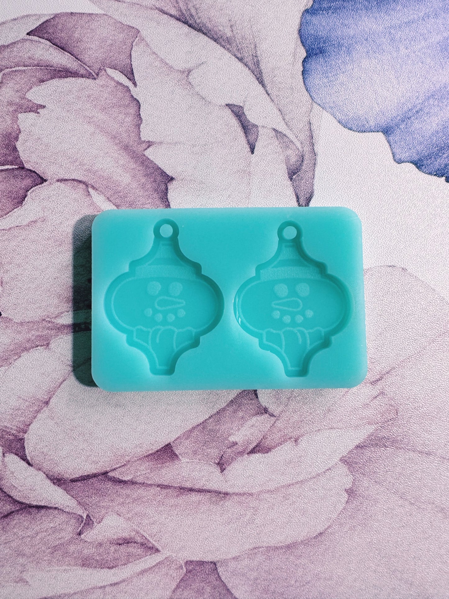 Snowman Earrings Mold