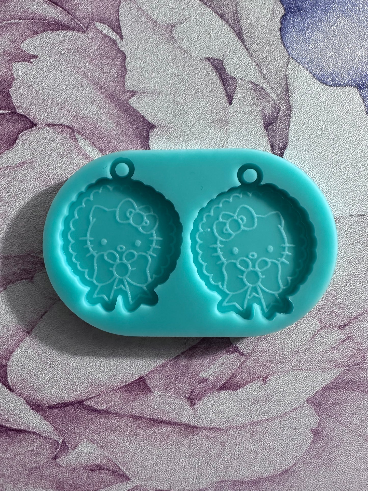 Kitty Christmas Earring Mold