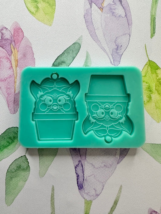 Exclusive Furby Plant Earrings Mold