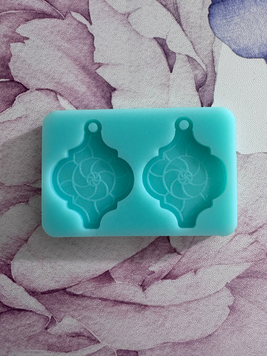 Peppermint Ornament Earrings Mold