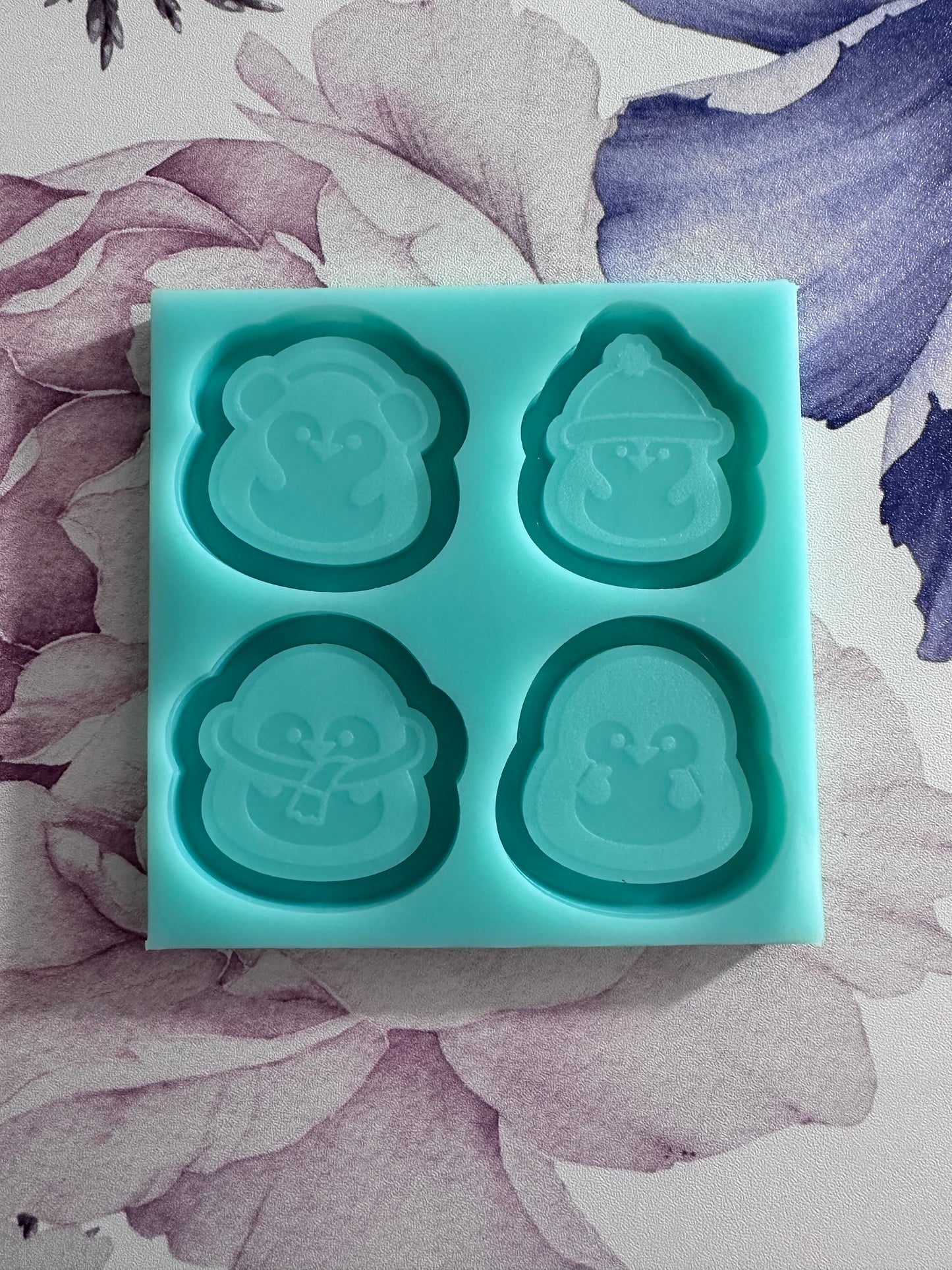 Winter Penguins Mold